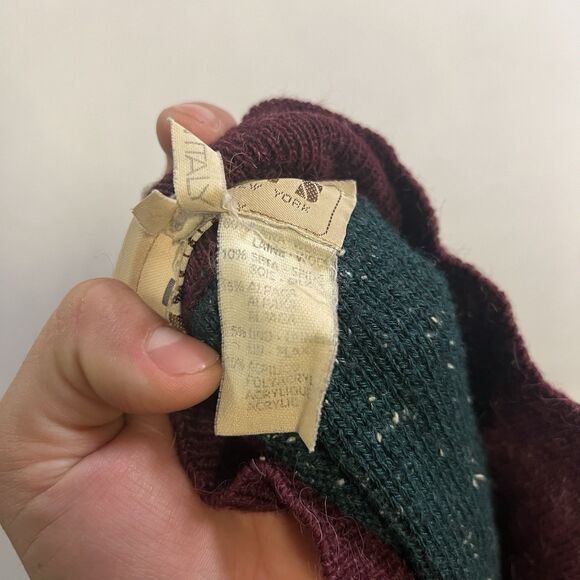 Vintage Clappers New-York Adult Size 52 Wool Alpaca Blend Made In Italy - Picture 6 of 14